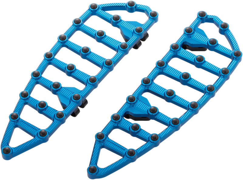 ARLEN NESS NESS-MX FLOORBOARDS, BLUE - 99-up FLT TOURING - 06-892 - PartsOutlet.com.au