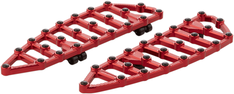 ARLEN NESS NESS-MX FLOORBOARDS, RED - 99-up FLT TOURING - 06-893 - PartsOutlet.com.au