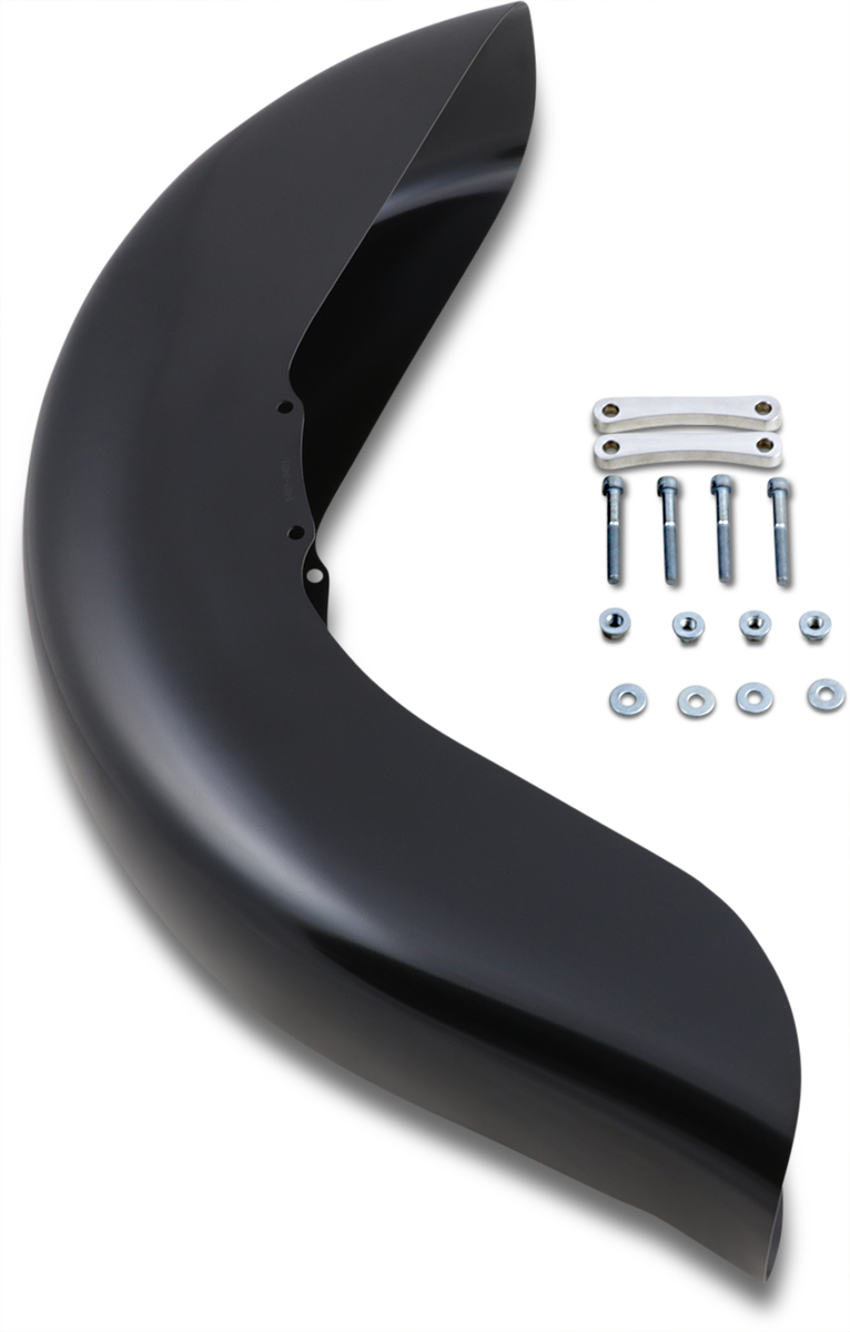 KLOCK WERKS Benchmark Front Fender Kit - Non-Raked - Steel - 16"-19" - FL '14-'23 - KWF-01-0100-2014