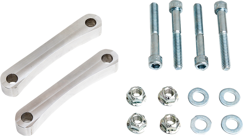 KLOCK WERKS Benchmark Front Fender Kit - Non-Raked - Steel - 16"-19" - FL '14-'23 - KWF-01-0100-2014