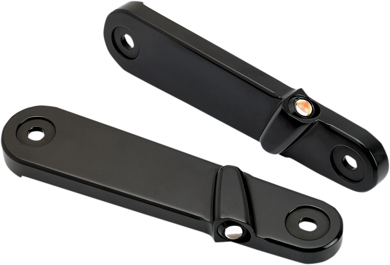 JOKER MACHINE Streamliner Turn Signals - Smooth - Black - '14-'20 FL - 05-211-1 - PartsOutlet.com.au