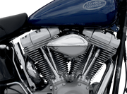 PAUGHCO Ribbed Teardrop Air Cleaner - CV - Harley-Davidson 1990-2017 - 701-201 - PartsOutlet.com.au