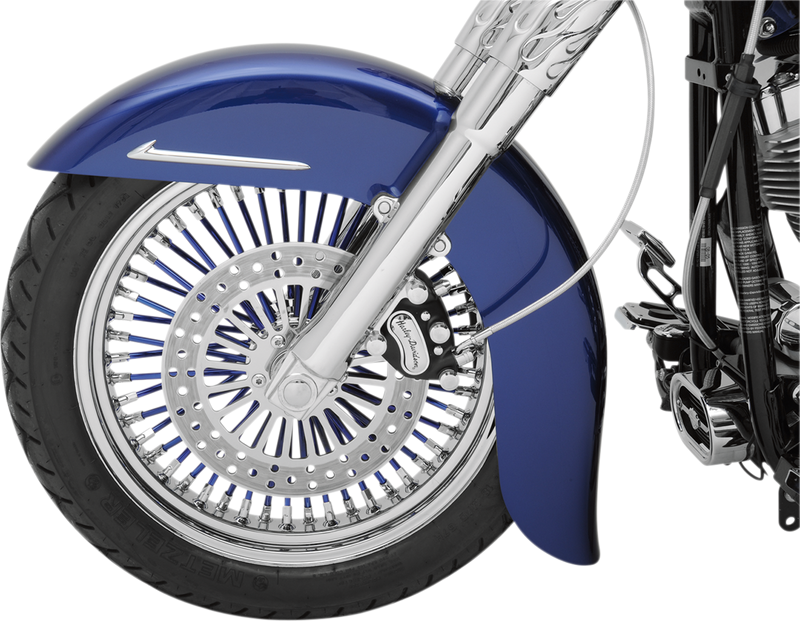 KLOCK WERKS Benchmark Front Fender - Steel - 16"-18" - Harley-Davidson '86-'17 - KWF-02-0000