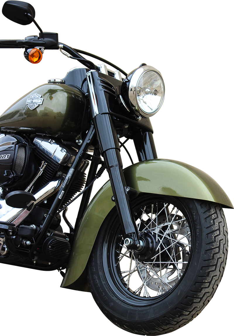 KLOCK WERKS Benchmark Front Fender - Steel - 16"-18" - Softail '12-'17 - KWF-02-0399