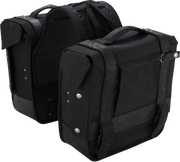 BURLY BRAND Throw-Over Saddlebag - Black B15-1002B - PartsOutlet.com.au