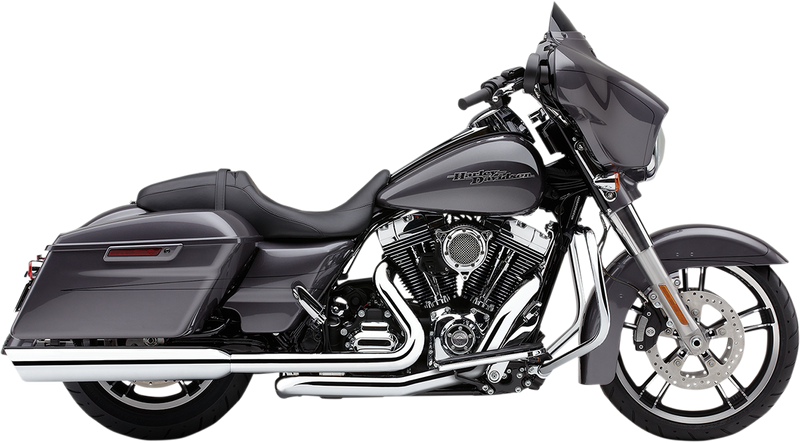 COBRA 909 4" Mufflers - Chrome - '95-'16 FL Bagger - 6106