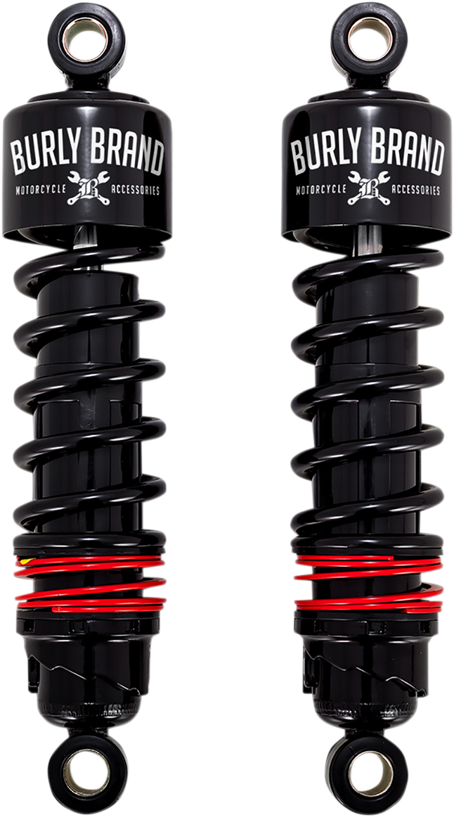 BURLY BRAND Slammer Plus Shocks - Black - '80-'23 FLH B28-1204B - PartsOutlet.com.au