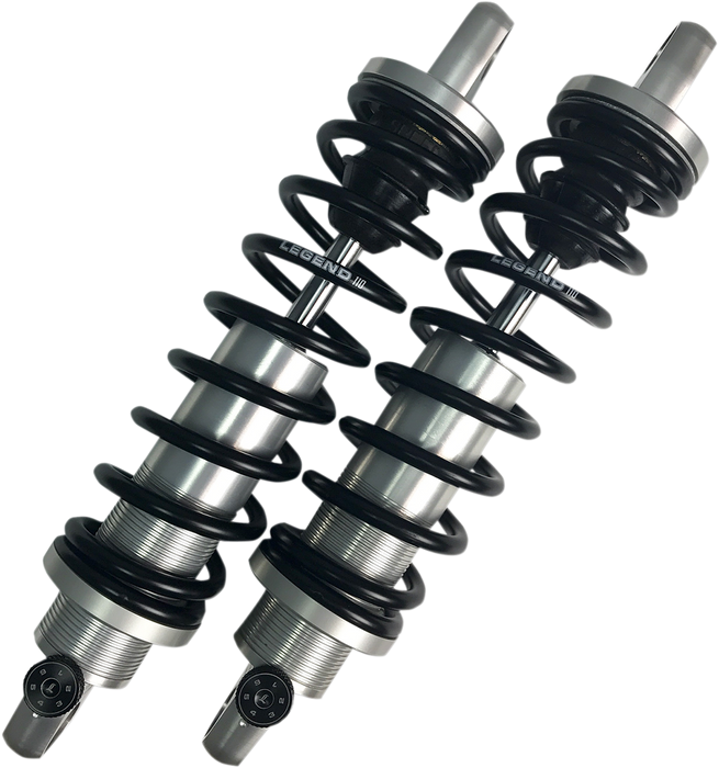 LEGEND SUSPENSION REVO-A Adjustable Dyna Coil Suspension - Clear Anodized - Standard - 14" - '91-'17 FXD - 1310-1607