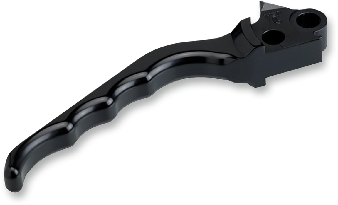 JOKER MACHINE Brake Lever - Grooved - Black - Harley-Davidson 1996-2017 - 03-29BLK - PartsOutlet.com.au