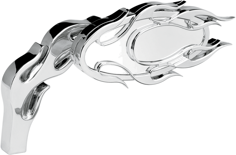ARLEN NESS FLAMED MICRO MIRRORS, CHROME - LEFT - 13-070 - PartsOutlet.com.au
