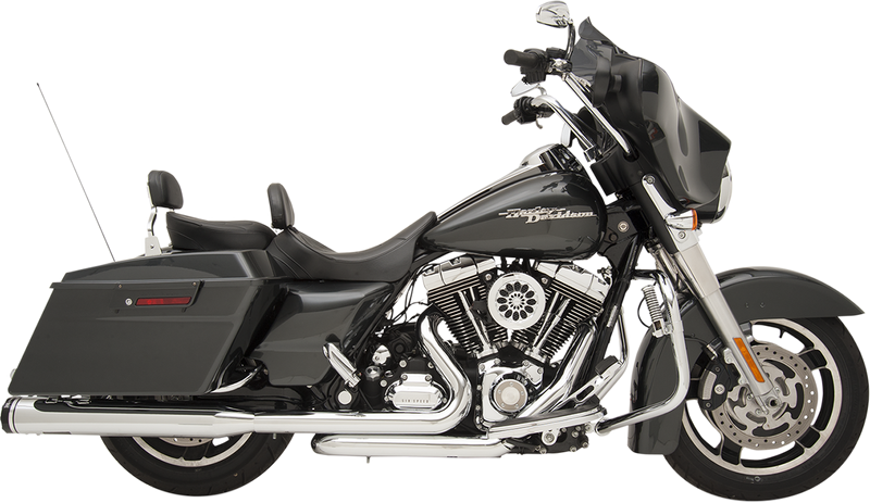 KHROME WERKS 2:2 Dominator Exhaust System - Chrome - With 4-1/2" Muffler - FL '09-'16 - 200630