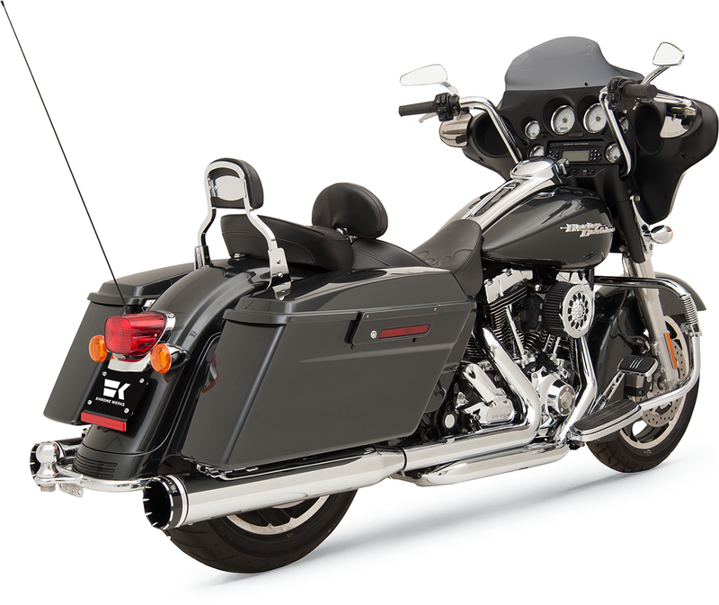 KHROME WERKS 2:2 Dominator Exhaust System - Chrome - With 4-1/2" Muffler - FL '09-'16 - 200630