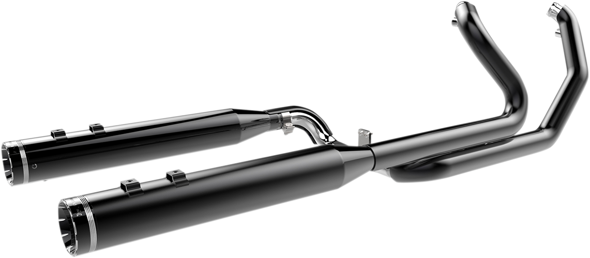 KHROME WERKS 22 Dominator Exhaust System Black '09'16 FL With