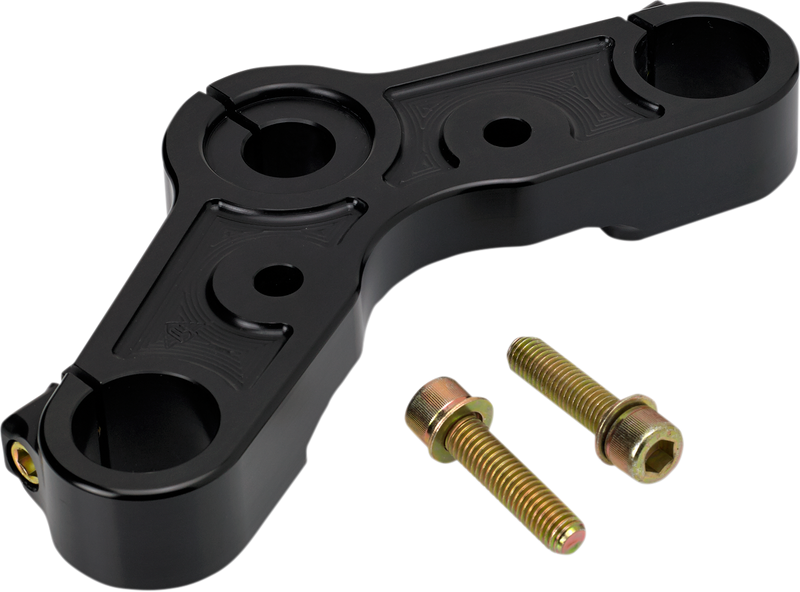 JOKER MACHINE Upper Triple Tree - Black Anodized - '10-'15 XL 1200X 10-333B - PartsOutlet.com.au