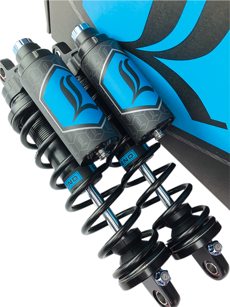 LEGEND SUSPENSION REVO ARC Piggyback Shocks - Heavy Duty - Black - 14" - Dyna '99-'17 - 1310-1893