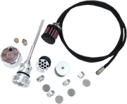 FEULING OIL PUMP CORP. Vented Dipstick - Polished - '18-'24 Softail 3085 - PartsOutlet.com.au