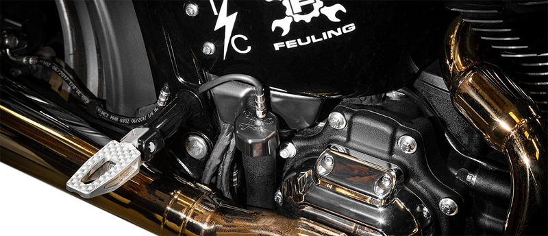 FEULING OIL PUMP CORP. Vented Dipstick - Black - '18-'22 Softail 3086 - PartsOutlet.com.au