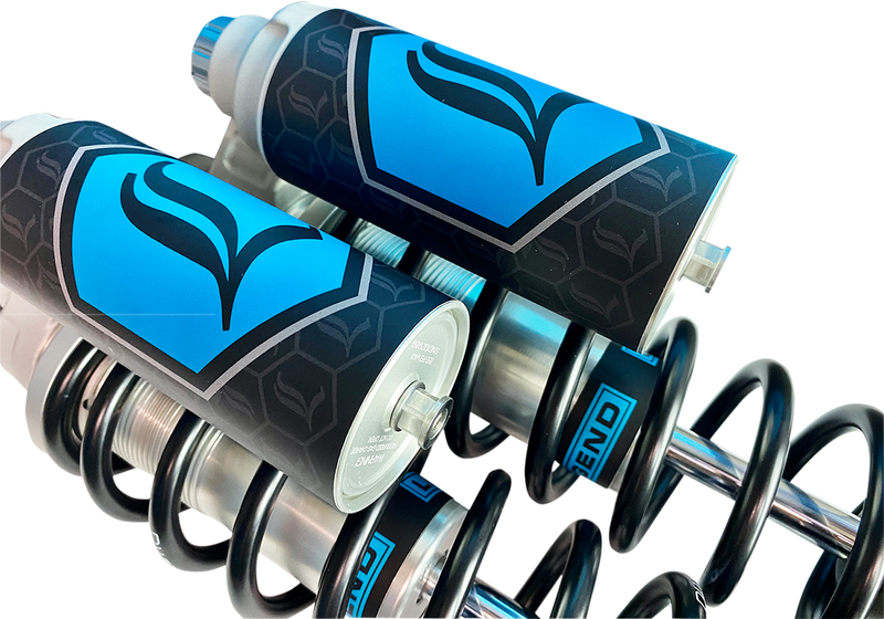 LEGEND SUSPENSION REVO ARC Piggyback Shocks - Standard - Clear - 14" - Dyna '99-'17 - 1310-1940