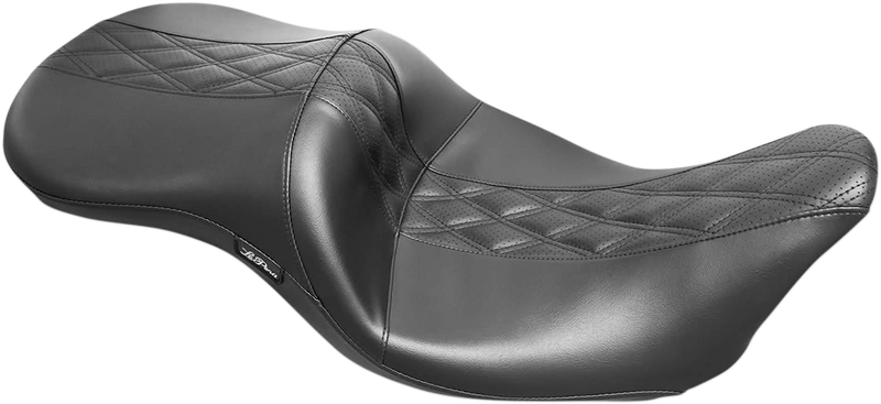 LE PERA Maverick Seat - HR Black Inlay - Double Diamond - FL '08+ LK-957HR2 - PartsOutlet.com.au