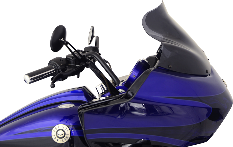 KLOCK WERKS Flare Windshield - 12" - Dark Smoke - FLTR '98-'13 - KWW-01-0232