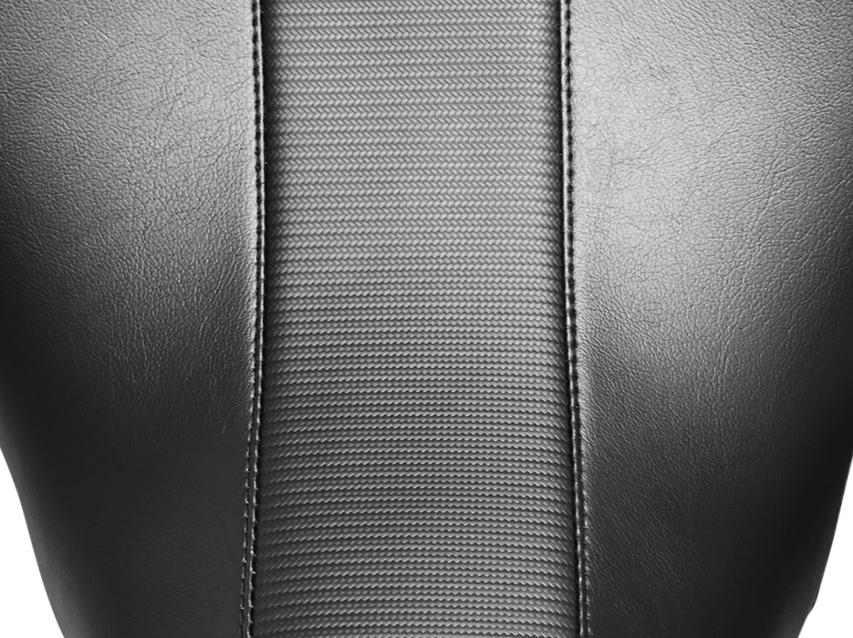 LE PERA Maverick Seat - HR Black Inlay - Carbon Fiber - FL '08+ LK-957HR3