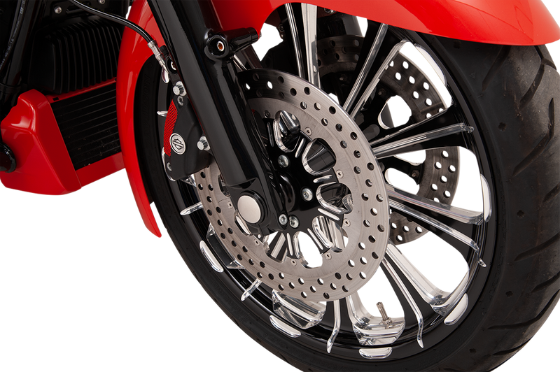 KLOCK WERKS Axle - Flush Mount - Front - Polished - Harley-Davidson '07-'23 - KWS-01-1012 - PartsOutlet.com.au