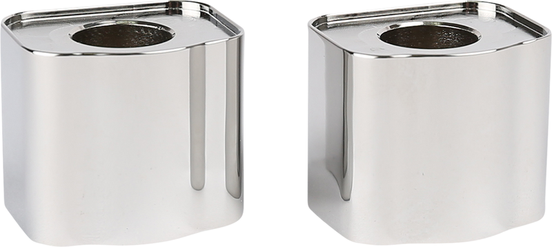 THRASHIN SUPPLY Spacers - Riser - 1" - Chrome - TSC-9801-3