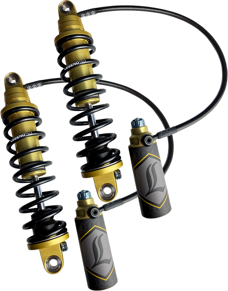 LEGEND SUSPENSION REVO ARC Remote Reservoir Shocks - Standard - Gold - 13" - FL '09-'13 - 1310-1906