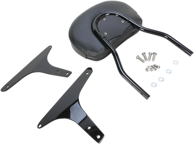 COBRA Round Sissy Bar - Standard - Black - '06-'17 Softail 602-1301B - PartsOutlet.com.au