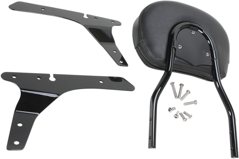 COBRA Round Sissy Bar - Standard - Black - '04-'17 Sportster 602-1303B - PartsOutlet.com.au