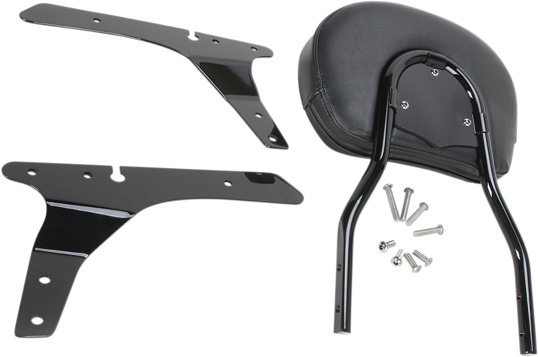 COBRA Round Sissy Bar - Standard - Black - '04-'17 Sportster 602-1303B - PartsOutlet.com.au