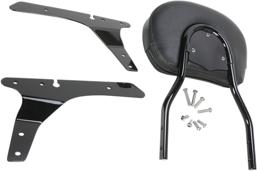 COBRA Round Sissy Bar - Standard - Black - '04-'17 Sportster 602-1303B - PartsOutlet.com.au