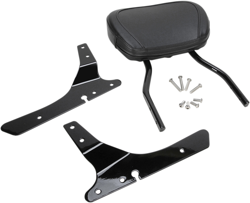 COBRA Round Sissy Bar - Standard - Black - '04-'17 Sportster 602-1303B - PartsOutlet.com.au