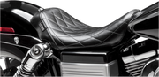 LE PERA Bare Bones Solo Seat With Diamond Stitch. Fits Dyna 2006-2017 - LK-001DM - PartsOutlet.com.au