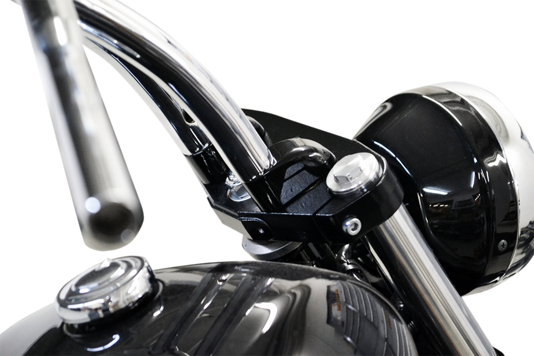 LA CHOPPERS 1" PULLBACK RISER EXTENSIONS - BLACK - LA-7416-01B