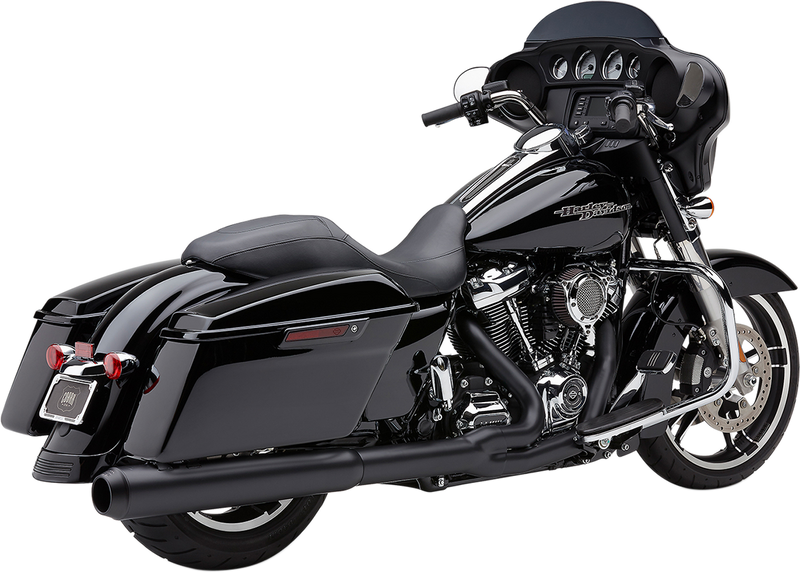 COBRA Powr-Flo 2:1 Exhaust - Black - '17-'22 FL 6451RB - PartsOutlet.com.au