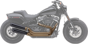 COBRA Black El Diablo Mufflers for Fat Bob - '18-'22 Softail 6046B - PartsOutlet.com.au