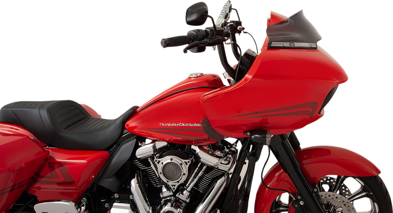 KLOCK WERKS Flare Windshield - 6" Sport - Dark Smoke - FLTR '15-'25 - KWW-01-0402