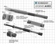 LEGEND SUSPENSION Standard AXEO Front Suspension - 49 mm - Trike '14-'16 - 0414-0518 - PartsOutlet.com.au
