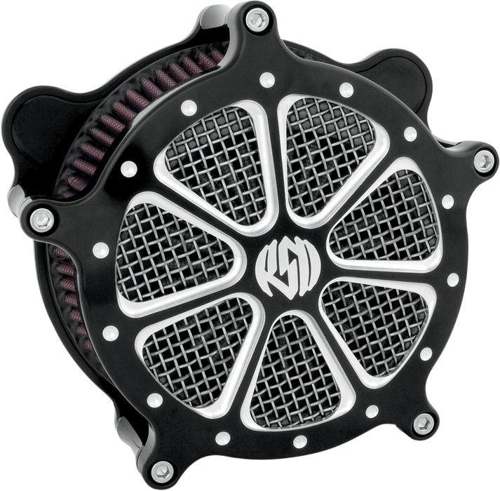 RSD Speed 7 Air Cleaner - Contrast Cut - '08-'17 0206-2004-BM