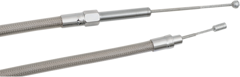 DRAG SPECIALTIES Clutch Cable - Braided - 53-5/16" - Harley-Davidson '83-'86 - 5320700HE