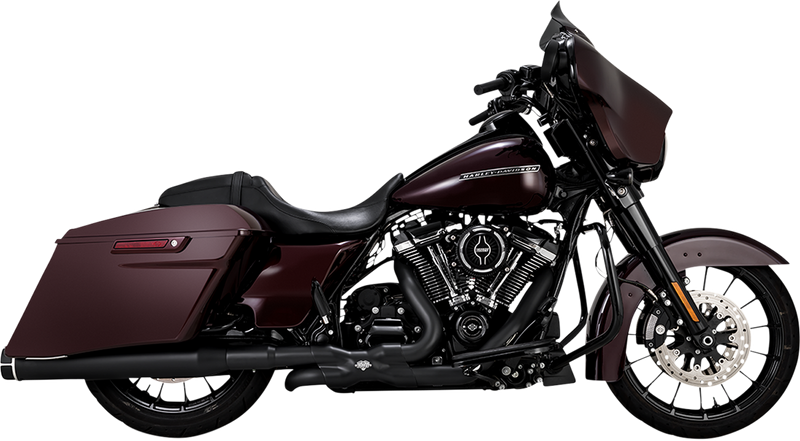 VANCE & HINES 4.5" Torquer Mufflers for FL '17-'25 - Machine Cut - 46676