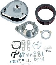 S&S CYCLE Teardrop Air Cleaner Kit for 2007-Up HD® XL Sportster® Models with Stock EFI - Chrome - 170-0306E - PartsOutlet.com.au