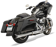 BASSANI XHAUST Crossover Eliminator Slip-On Muffler - Chrome - Megaphone - '17-'19 FL - 1F17R - PartsOutlet.com.au