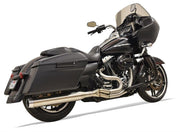 BASSANI XHAUST Road Rage III Long 2:1 Touring Exhaust - Stainless Steel - Straight Can - '95-'16 FL - 1F18SS - PartsOutlet.com.au