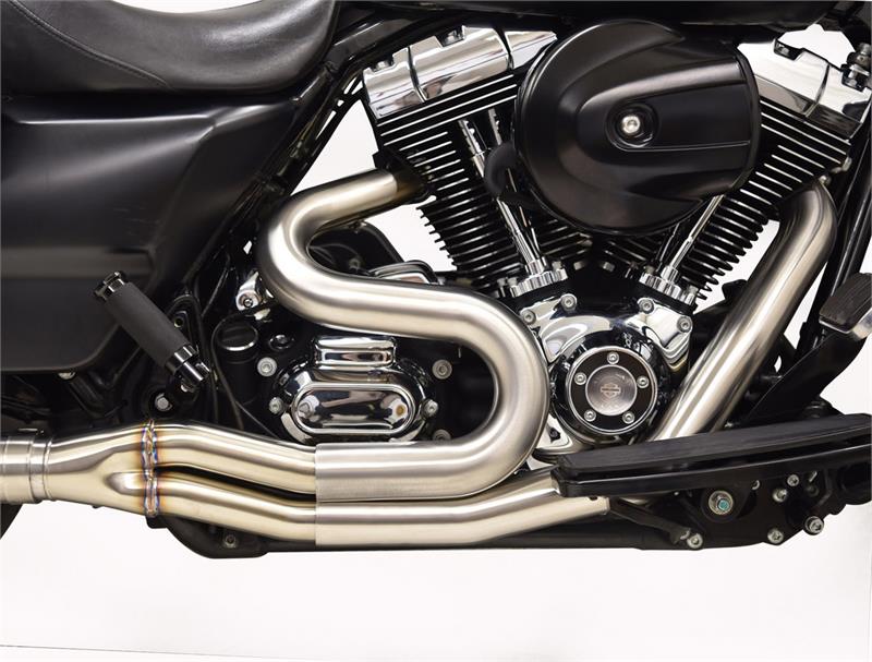 BASSANI XHAUST Road Rage III 2:1 Exhaust System - Stainless Steel - Mid Length Megaphone - '07-'16 FL - 1F12SS - PartsOutlet.com.au