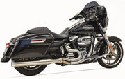 BASSANI XHAUST Road Rage III 2:1 Exhaust System - Stainless Steel - Straight Can - '17-'19 FL - 1F28SS - PartsOutlet.com.au