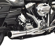 BASSANI XHAUST Road Rage 2:1 Short system for 1995-2016 Bagger - Chrome 1F52R - PartsOutlet.com.au