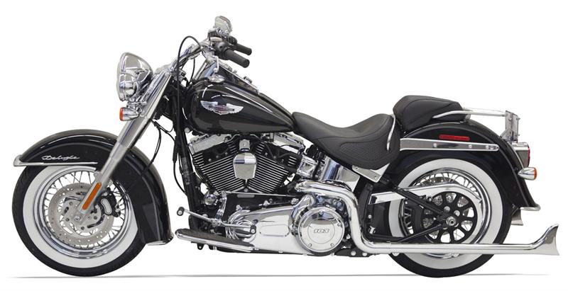 BASSANI XHAUST True Dual Fishtail Exhaust - 33" - Softail '89-'17 - No Baffles - 1S26E-33