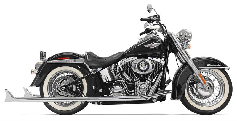 BASSANI XHAUST True Duals w/39 in. Long Fishtail Mufflers for Softail '07-'17 - 1S26E-39 - PartsOutlet.com.au
